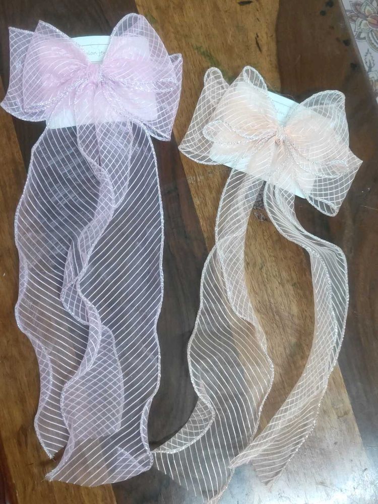 Cute Hair Bows with Ribbon