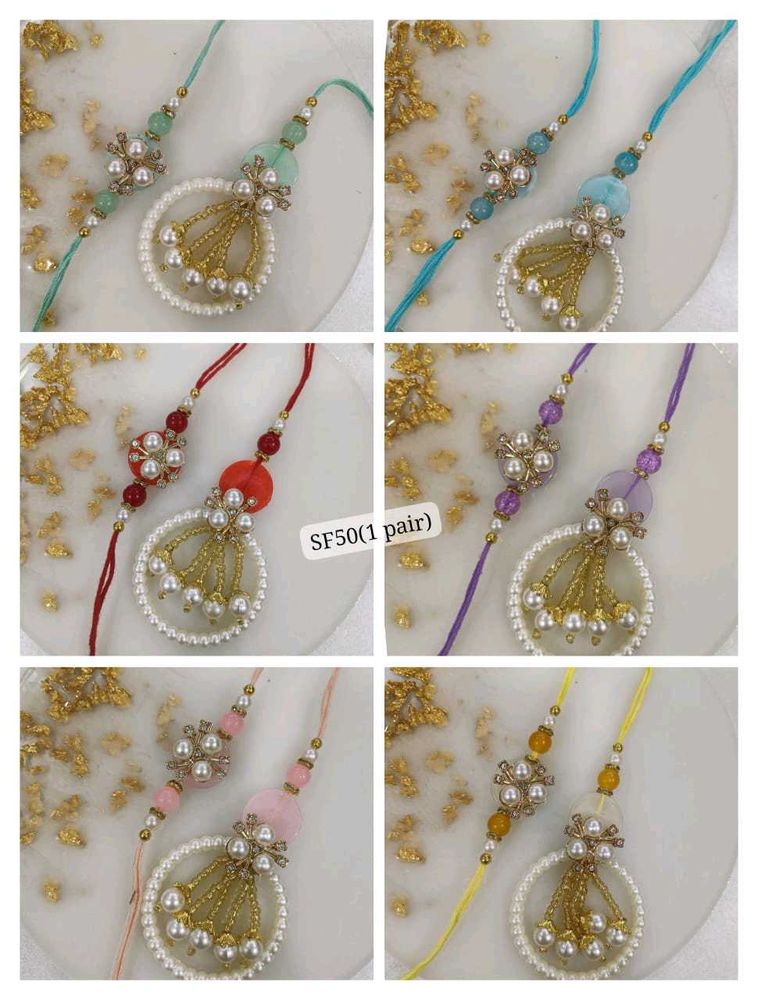 Set Of 6 Bhai Bhabhi Pair + Rakhi