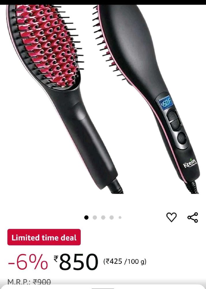 Hair Straightener Brush