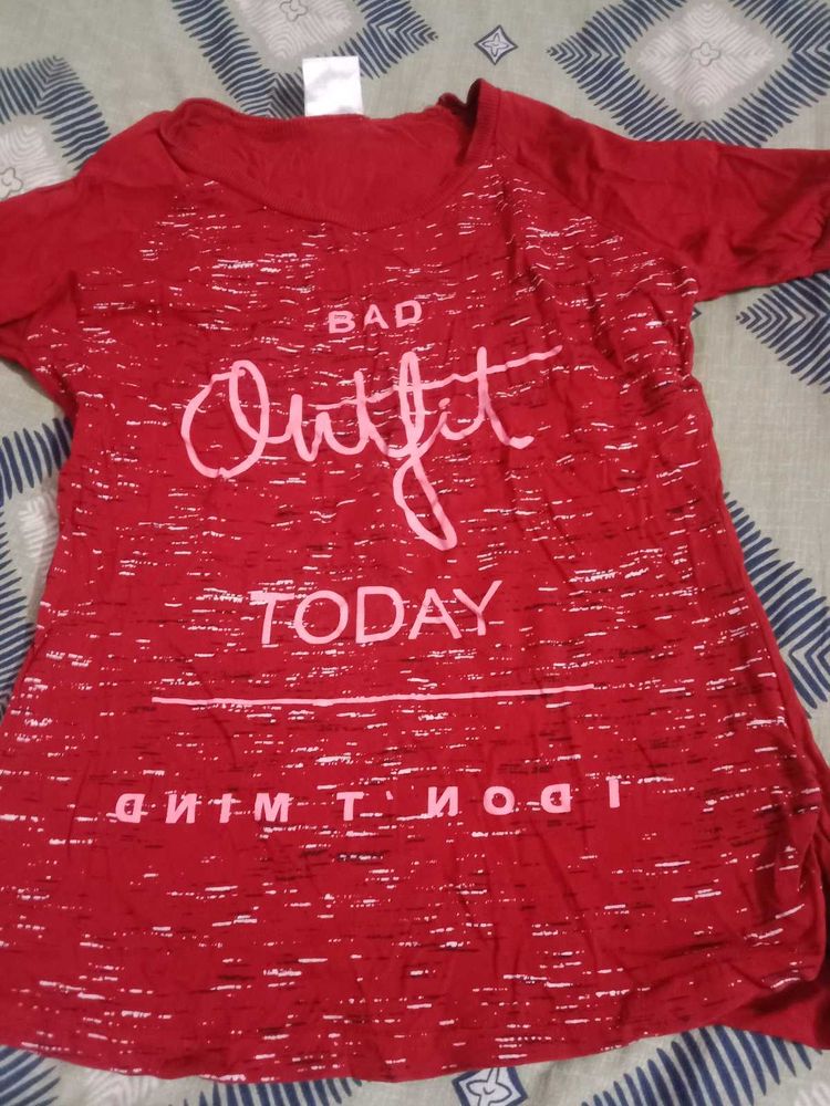 Red Graphic Tee