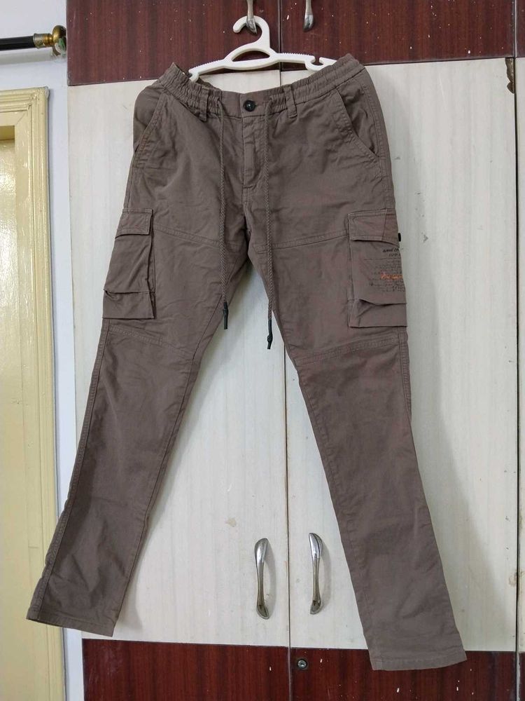 Men's Brown Cargo Pants