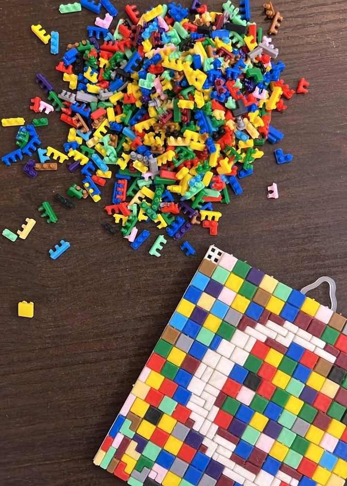 Mini Building Blocks &amp; Canvas board