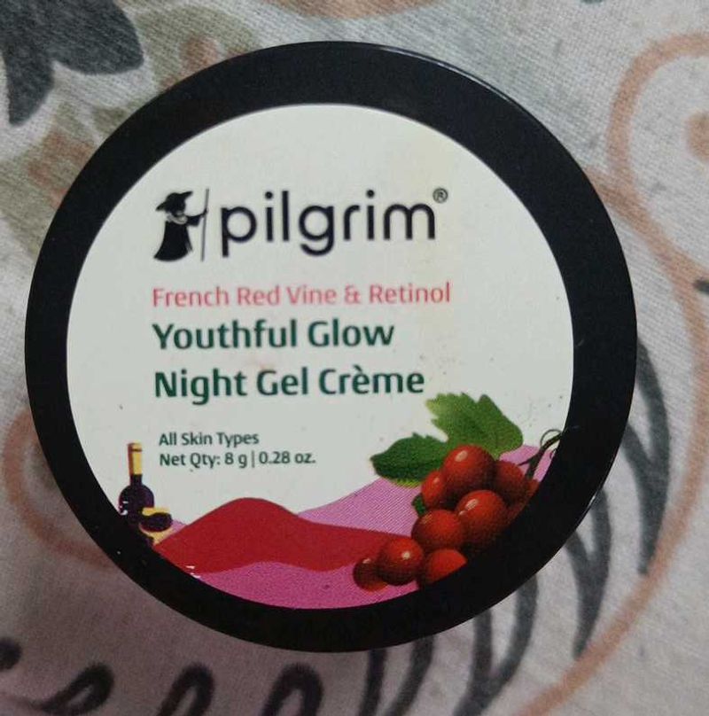 Pilgrim Youthful Glow Night Gel Creme