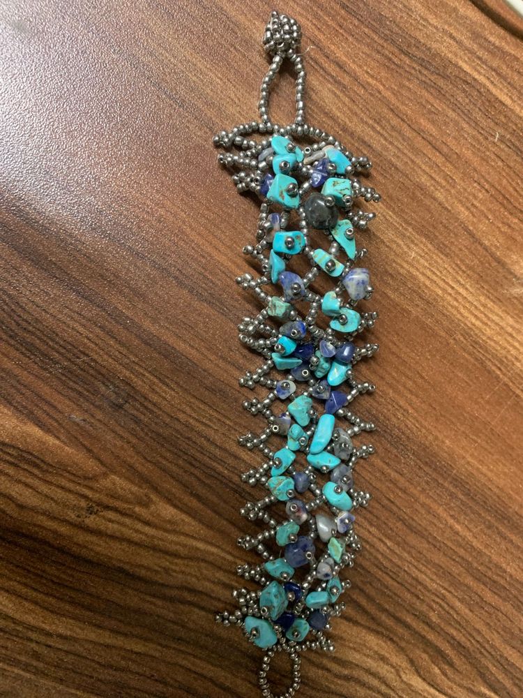 Boho Beaded Turquoise Bracelet