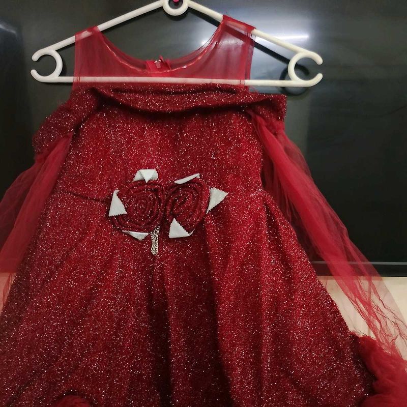 Sparkling Red Party Dress