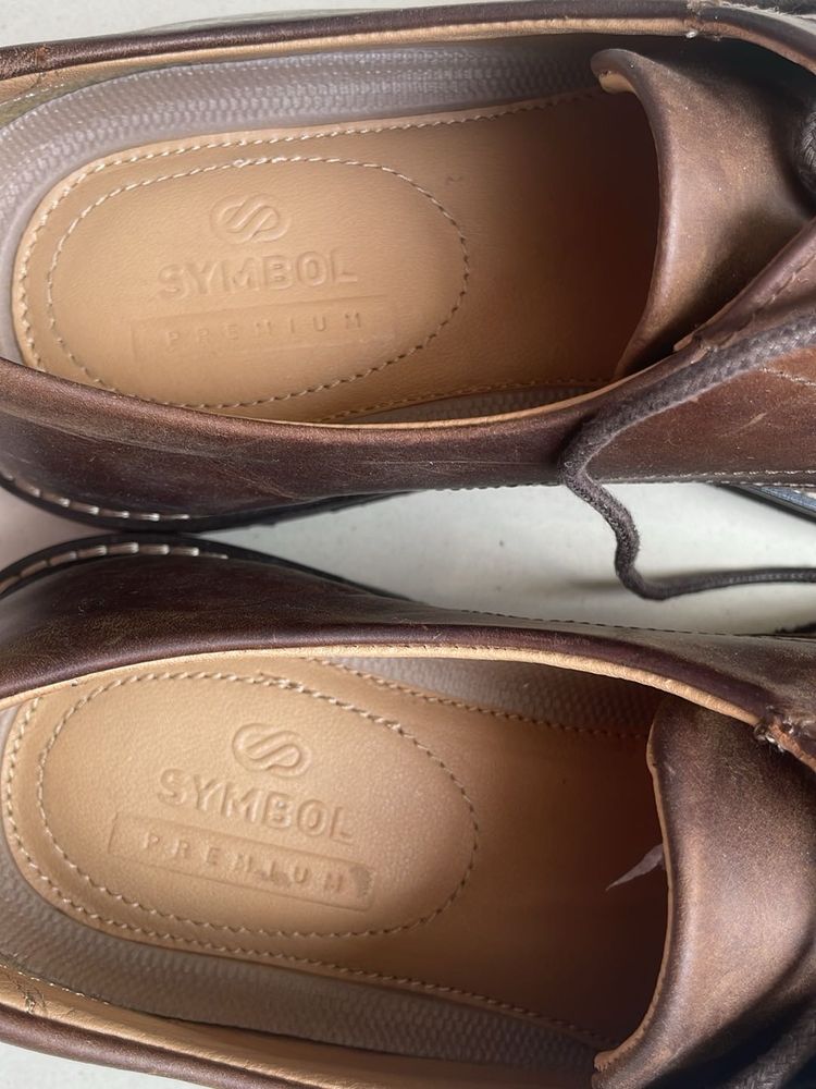Symbol Premium Mens Smart Casual Derby Leather Sho