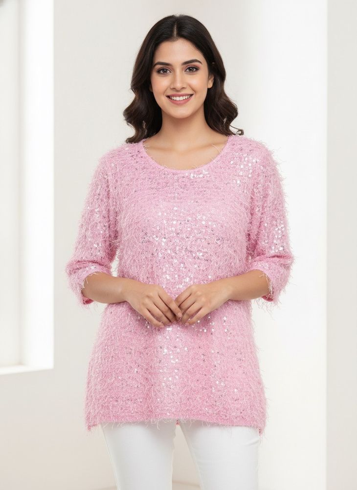 Shimmering Pink Fabric