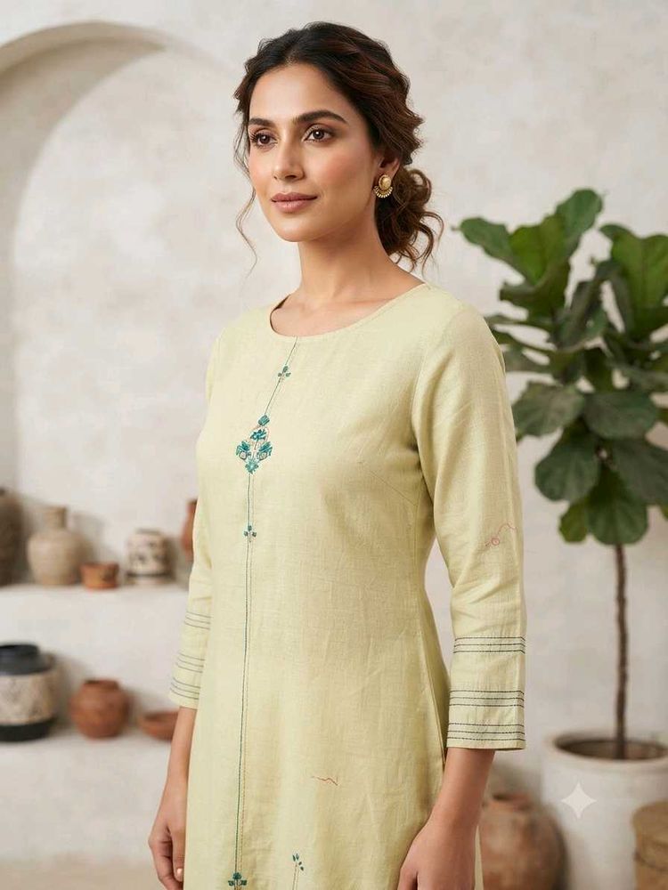 Elegant Kurta with Subtle Embroidery