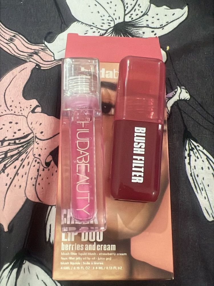 Huda Beauty Lip Duo Berries &amp; Cream