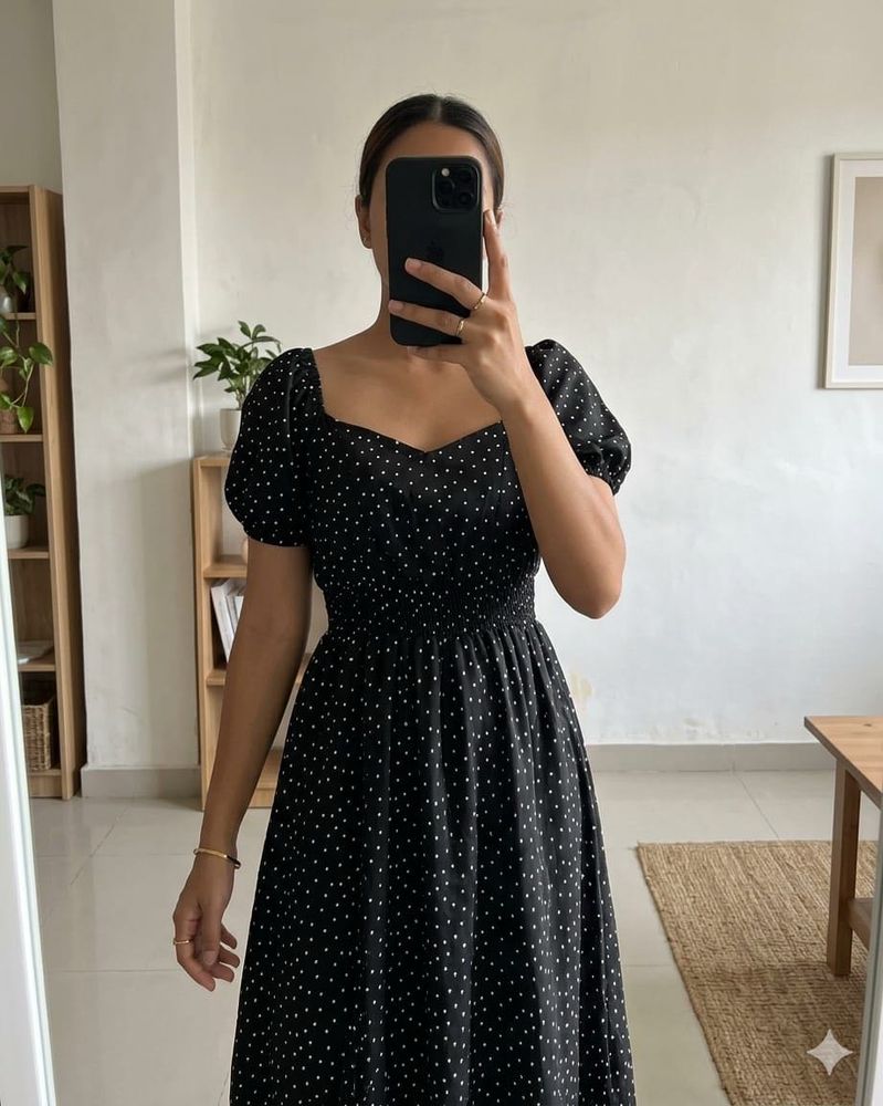 polka dot dress