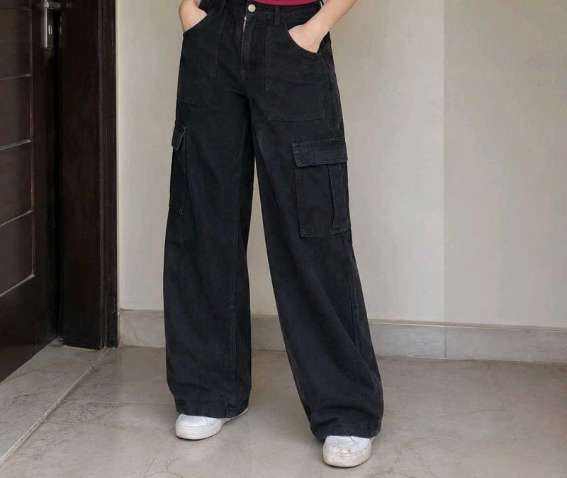 Black Cargo Pants