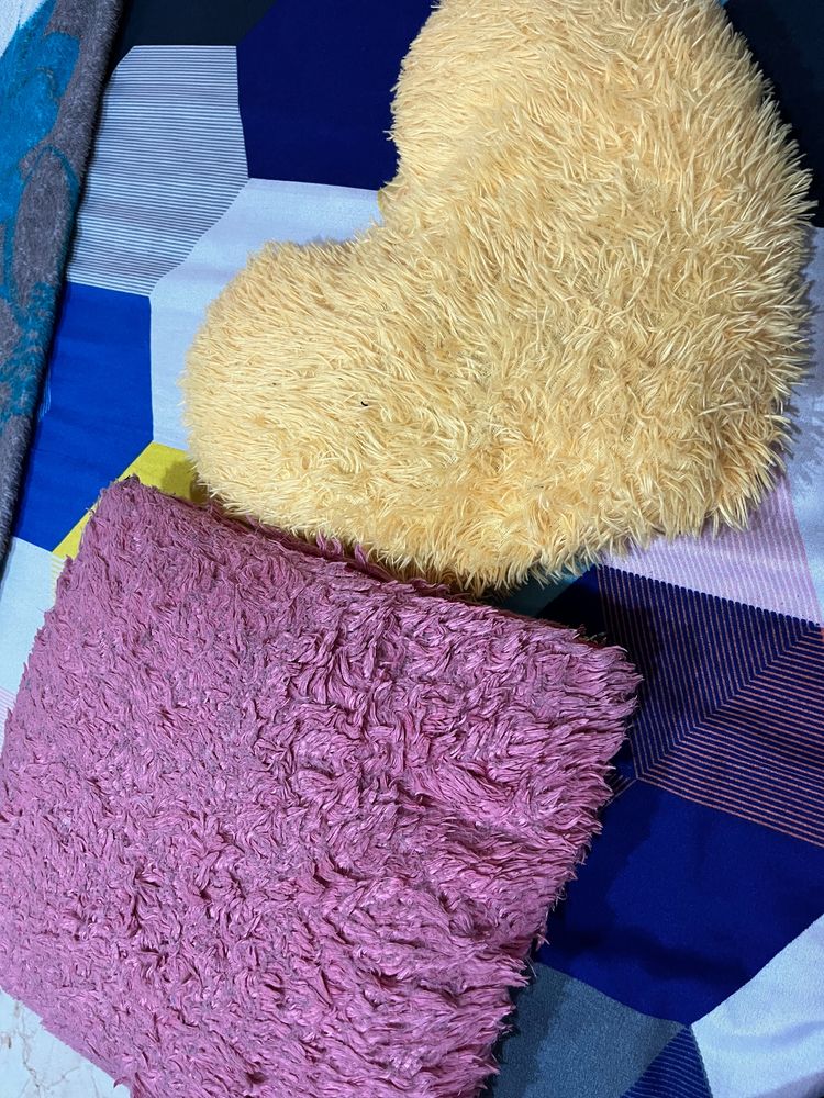 Pink And Yellow  Pillow