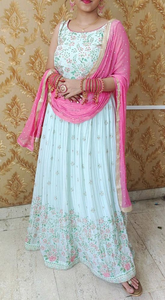 Women Party Wear Dress with Dupatta