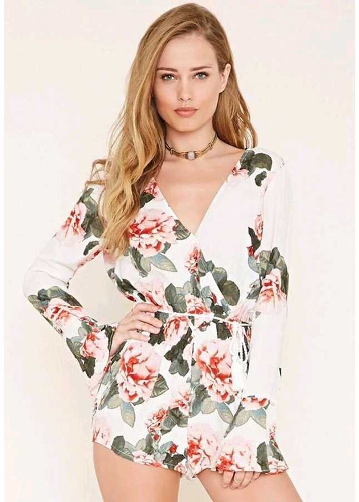 Forever 21 Floral Romper