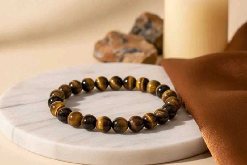 Tiger Eye Beaded Bracelet