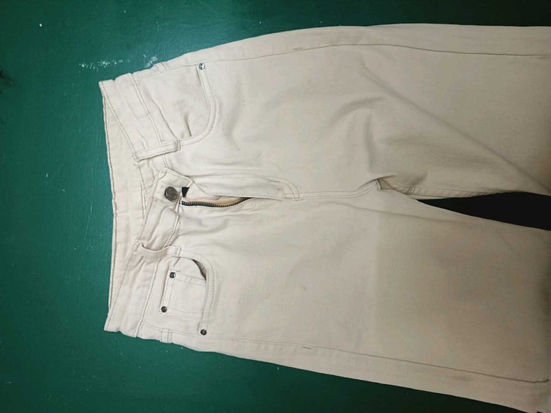 Comfortable Beige Casual Pants