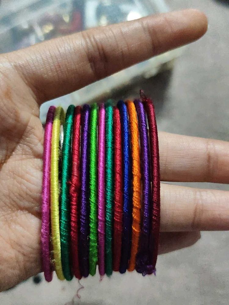 Vibrant Silk Thread Bangles
