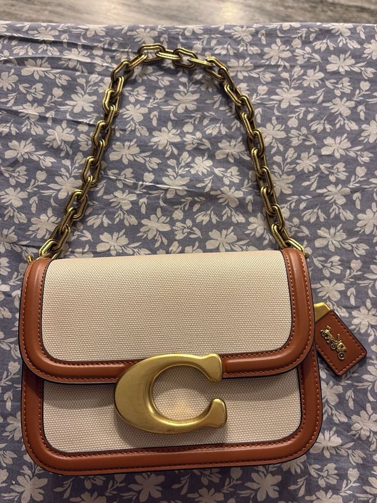 Coach idol Canvas Shoulder Bag