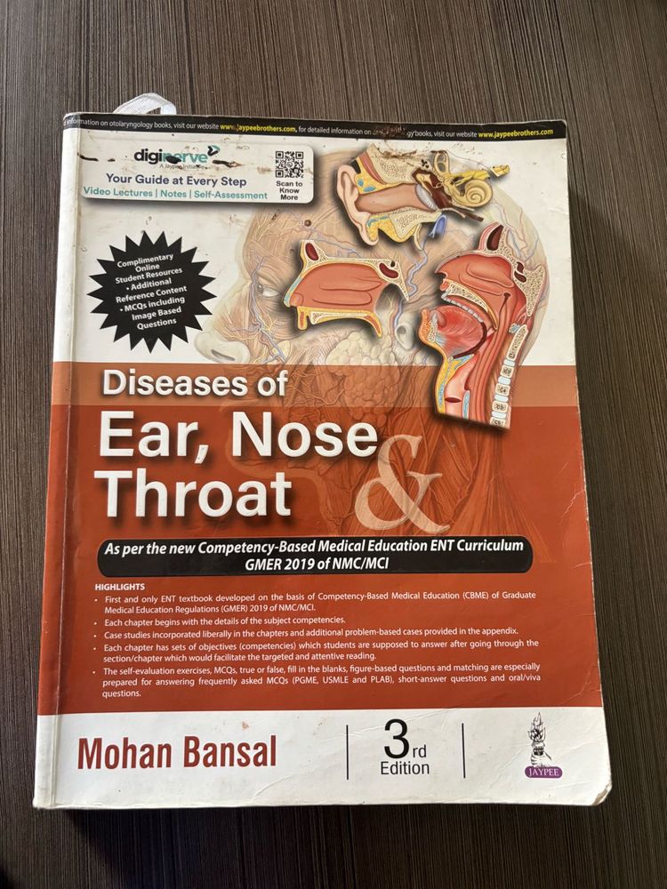 Diseases of Ear, Nose, Throat - 3rd Edition