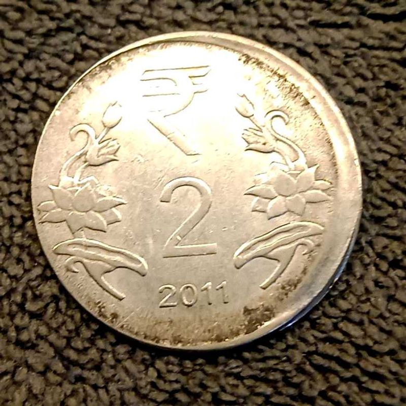 2011 ₹2 Shift Error Coin