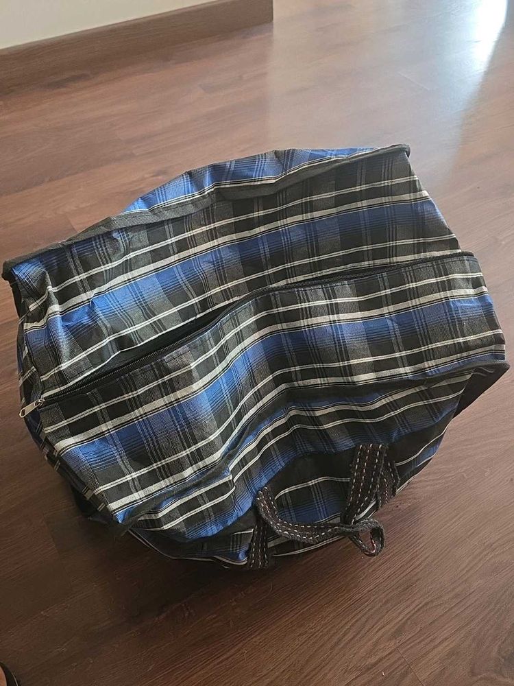 Plaid Gym &amp; Travel Bag