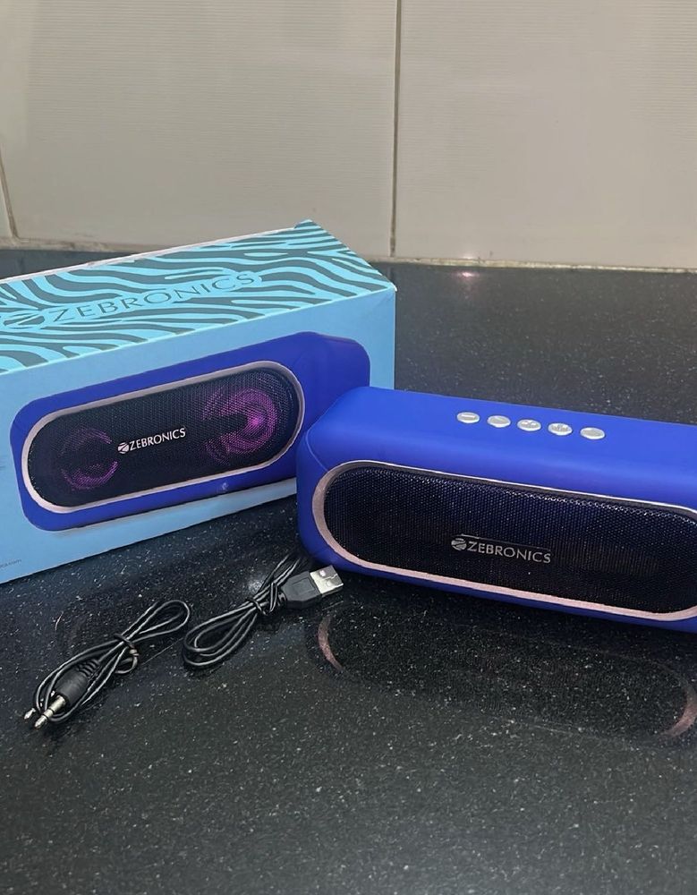 New- Zebronics Portable Bluetooth Speaker