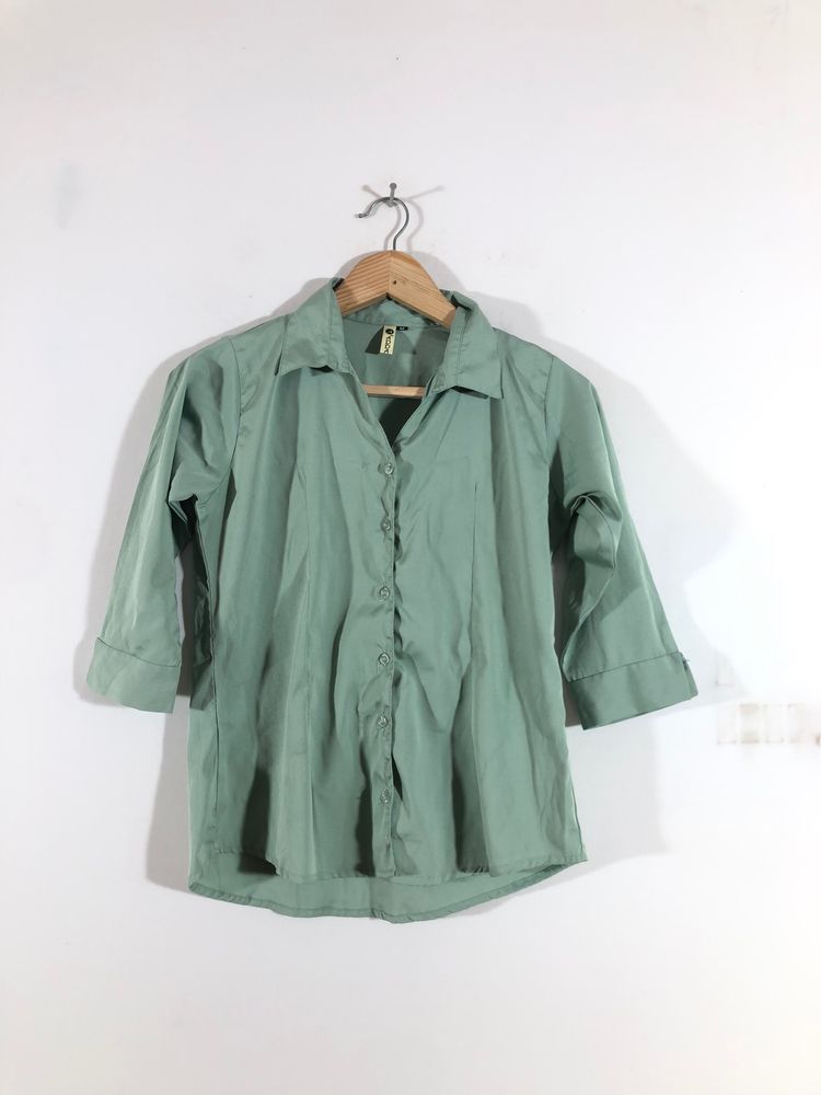 Sea Green Casual Shirt(Women’s)