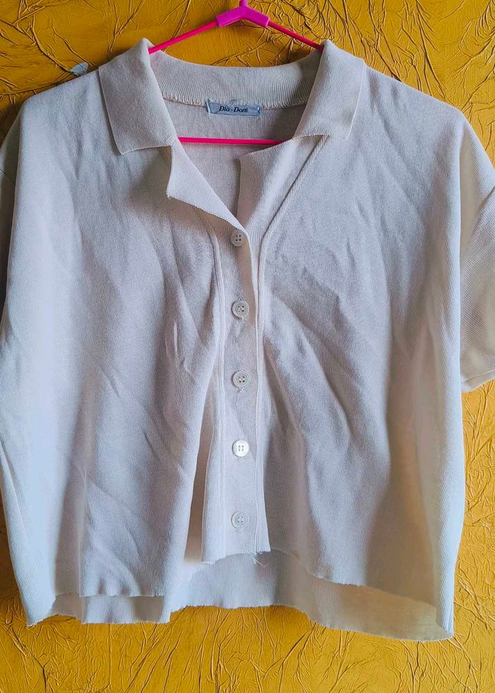 Cute Button-Down Top
