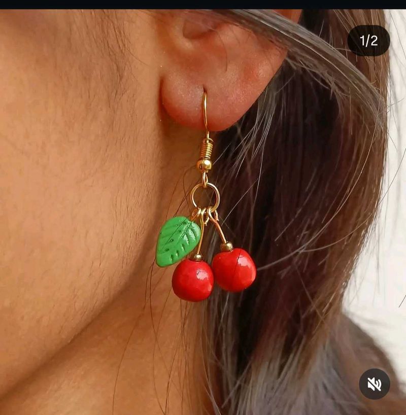 Cherry Dangle Earrings