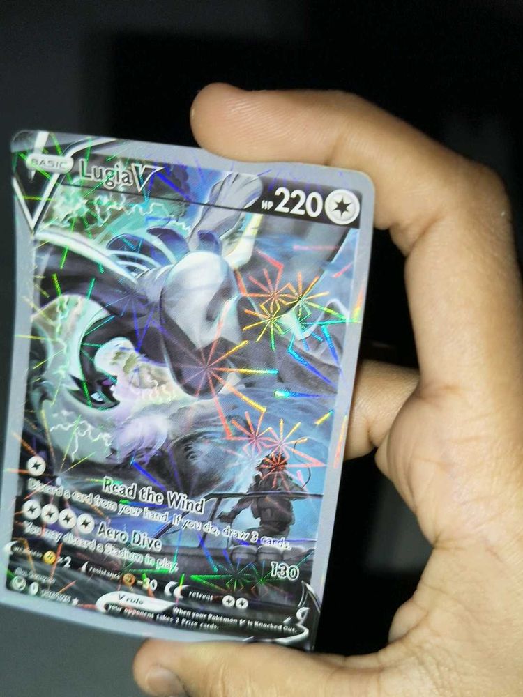 Pokemon Lugia V Card