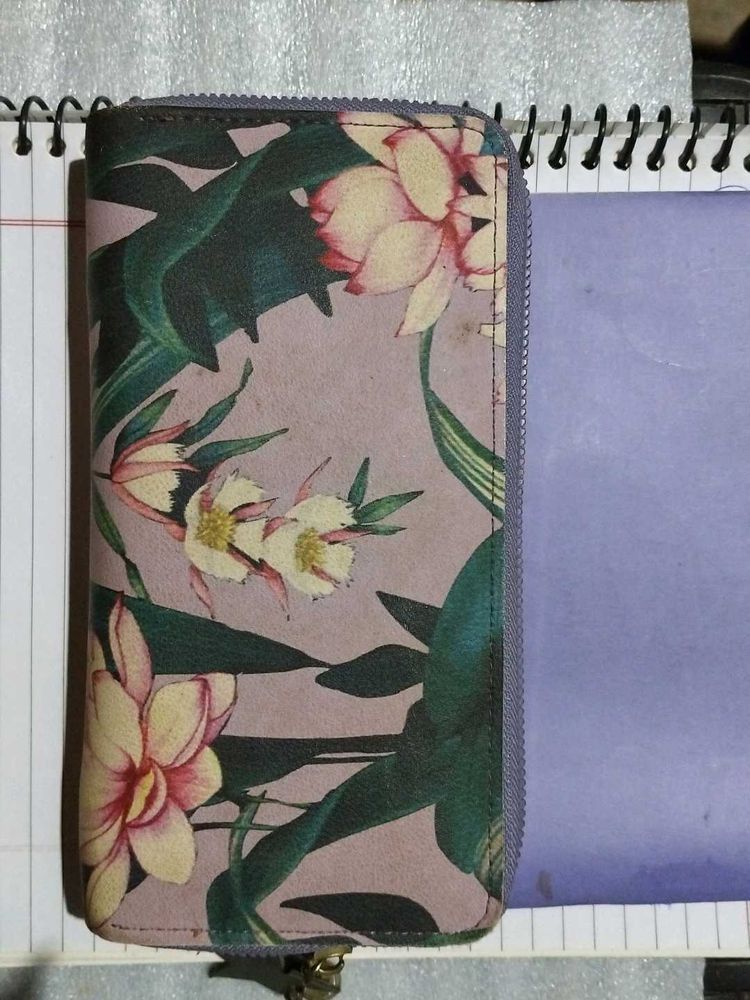Floral Print Wallet