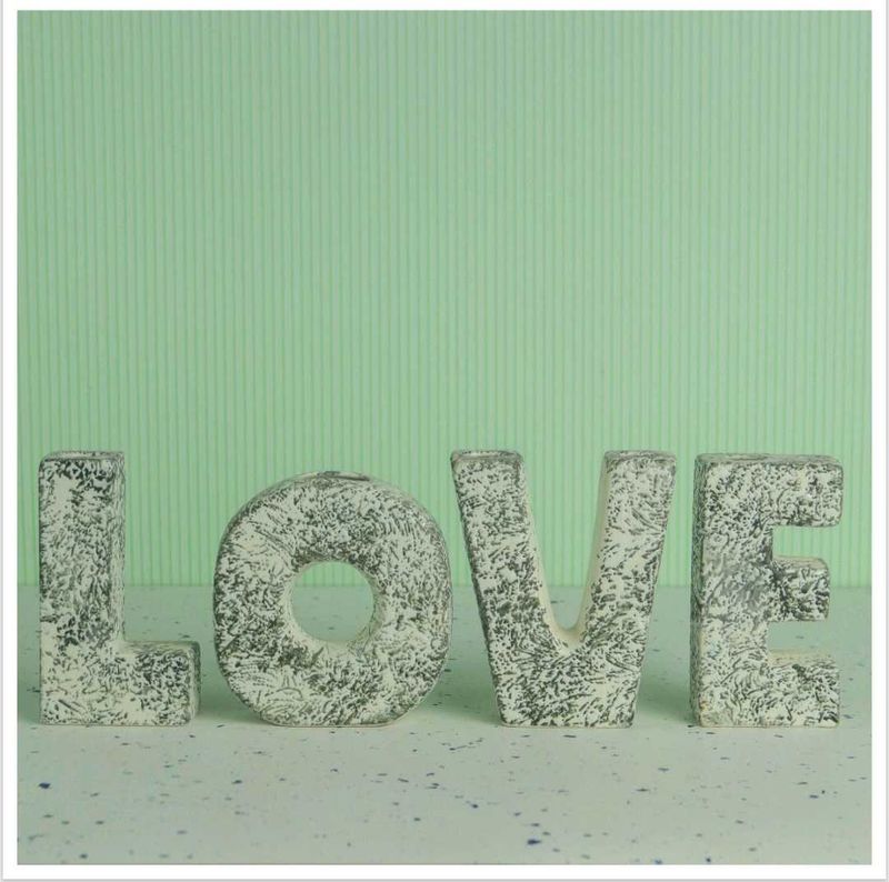 Rustic "LOVE" Decorative Letters