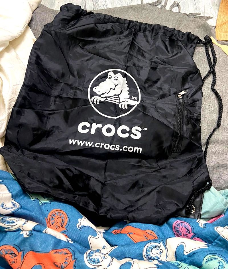 Crocs Drawstring Bag