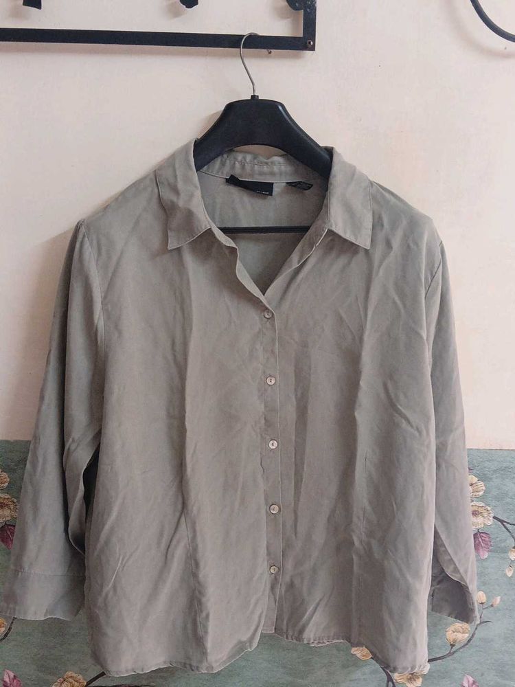 Classic Button-Up Collared Shirt