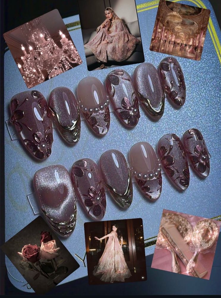 Exquisite Bridal Press On Nails