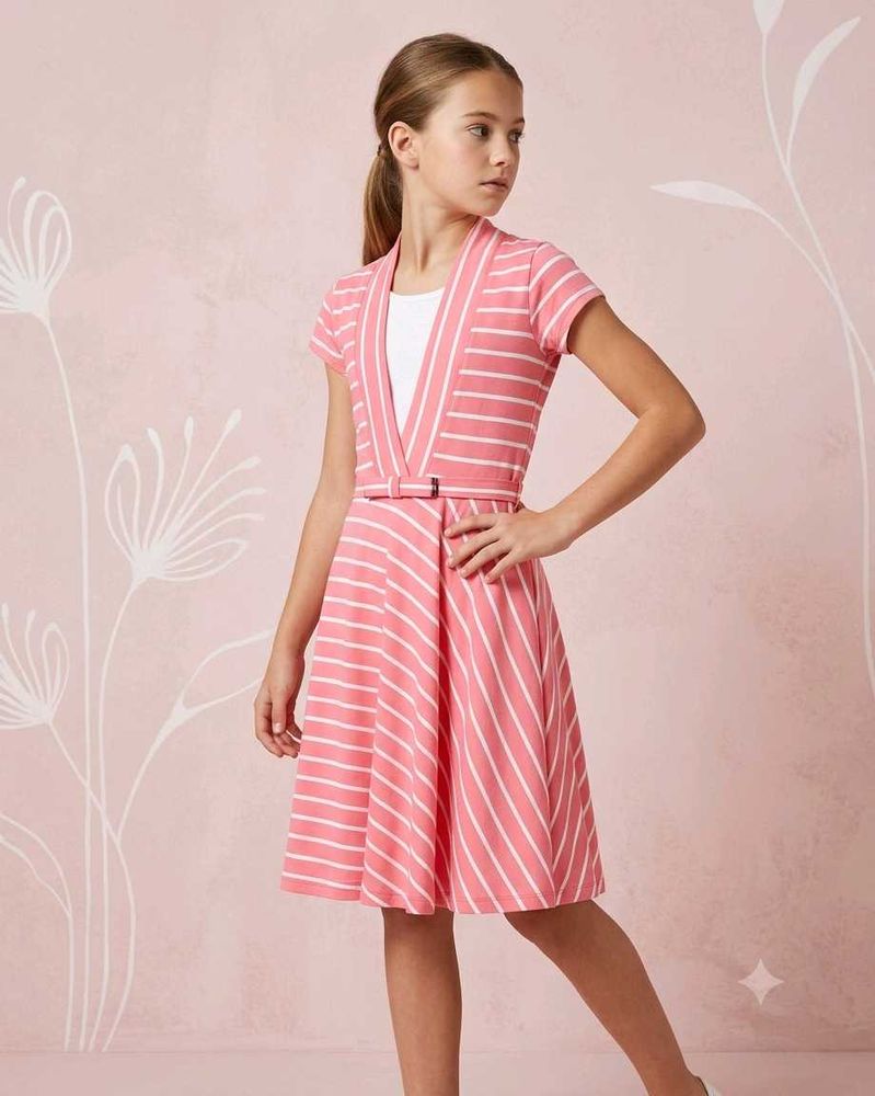 Cute Striped Dress for Girls