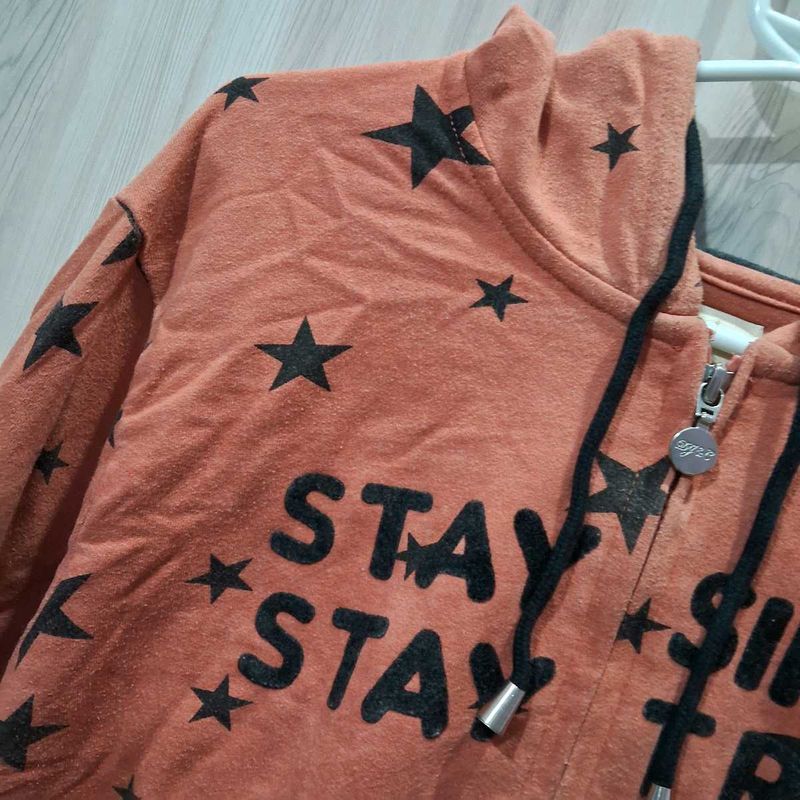 Rust Hoodie Jacket