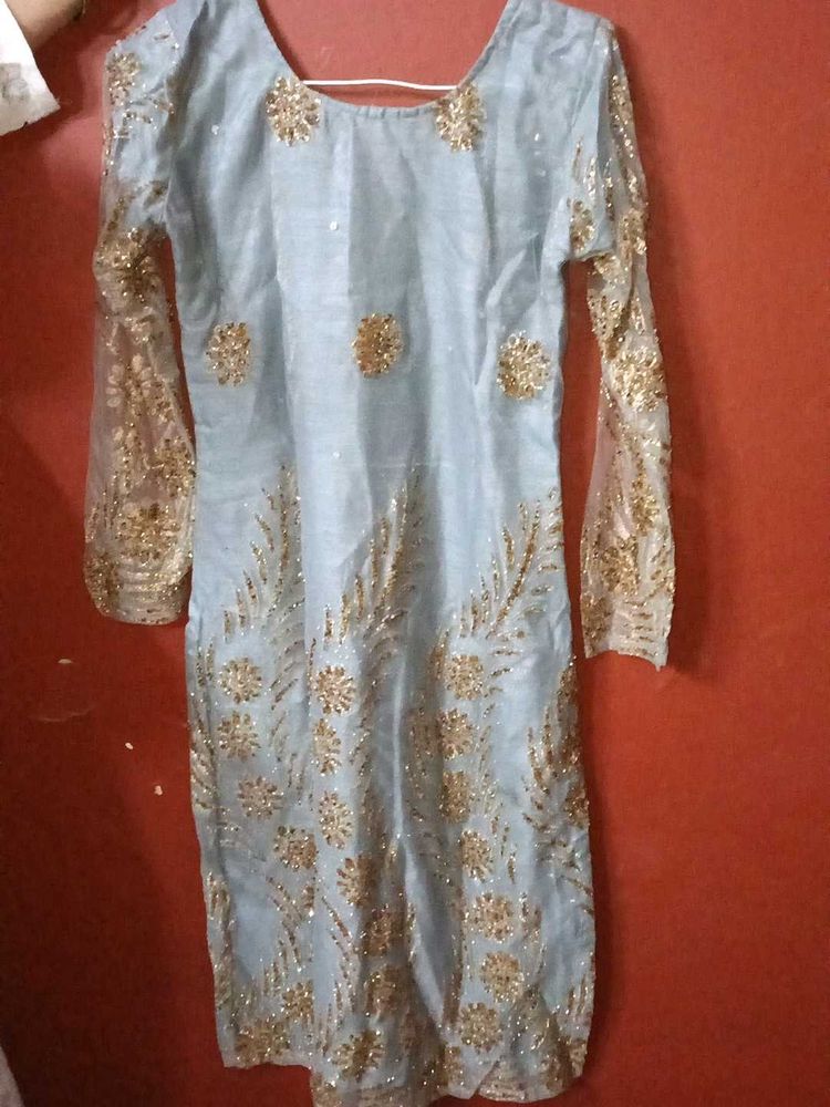 Embellished party wear full dress