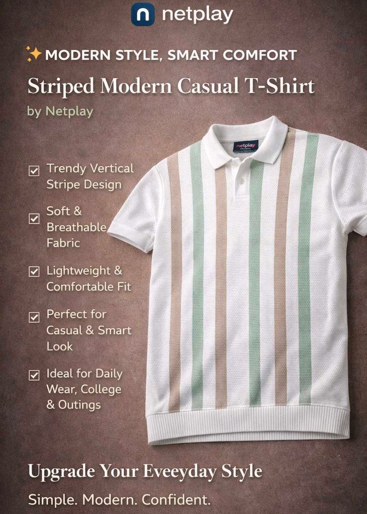 Netplay Modern Casuals polo t shirt