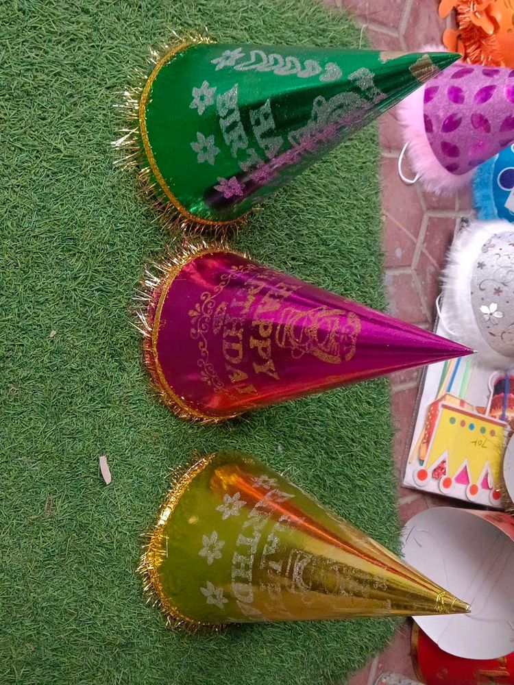 Party Hats - Birthday Celebration Fun! 10 pc