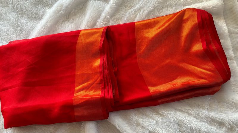 Zari Border Georgette