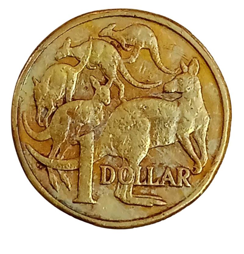 1985 Australia $1 Coin – Kangaroo Design