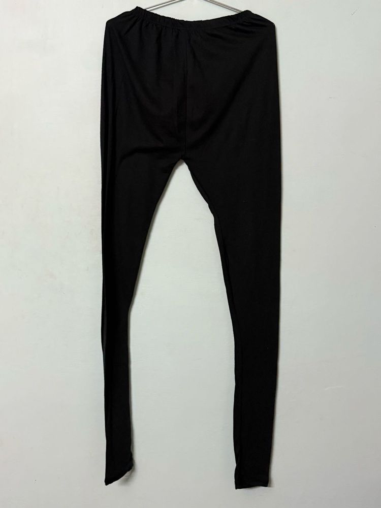 Wool Classic Black Leggings