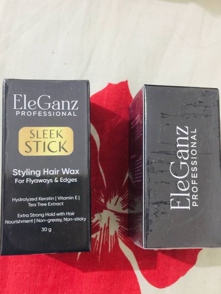 Combo of 2🤍Eleganz Sleek Stick Styling Hair Wax