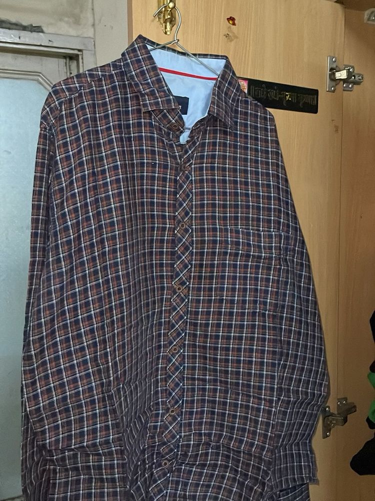 Men's Plaid Long Sleeve Shirt