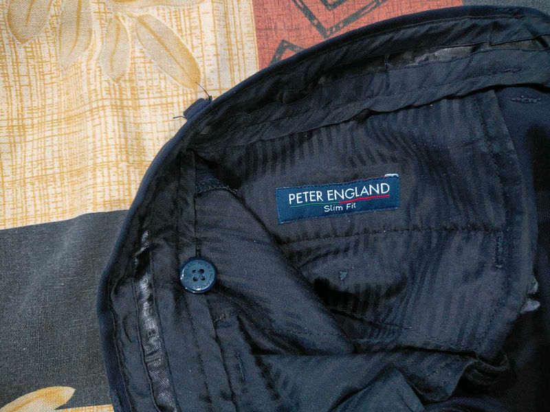 Peter England Slim Fit Trousers