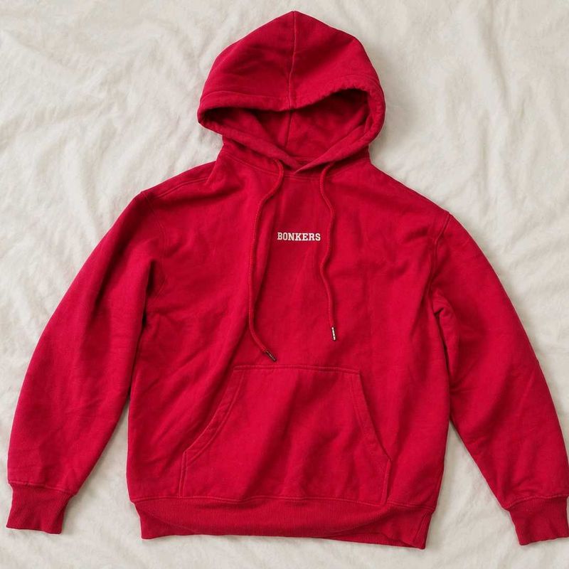 Red oversized Hoodie