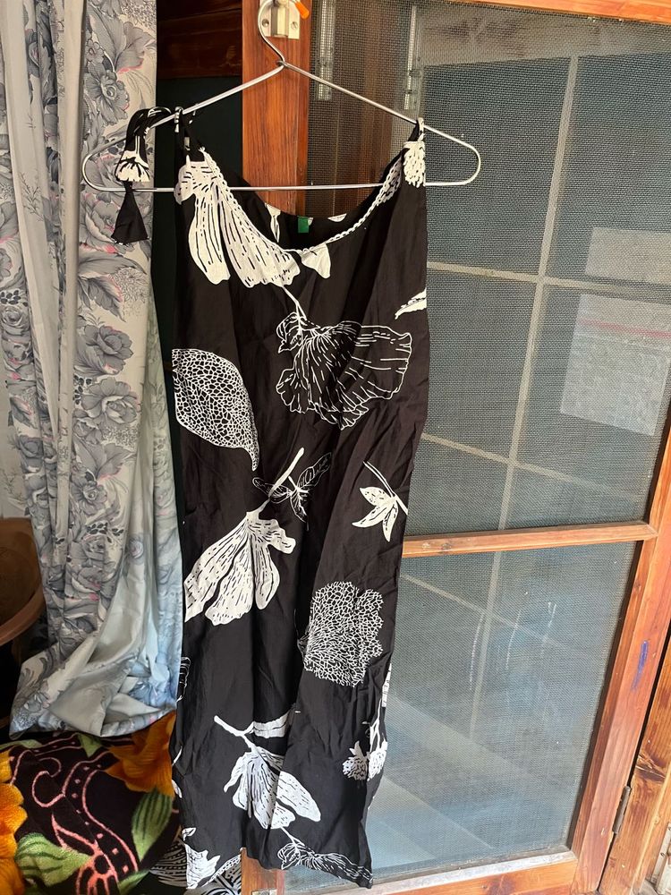 Black Floral Maxi Dress