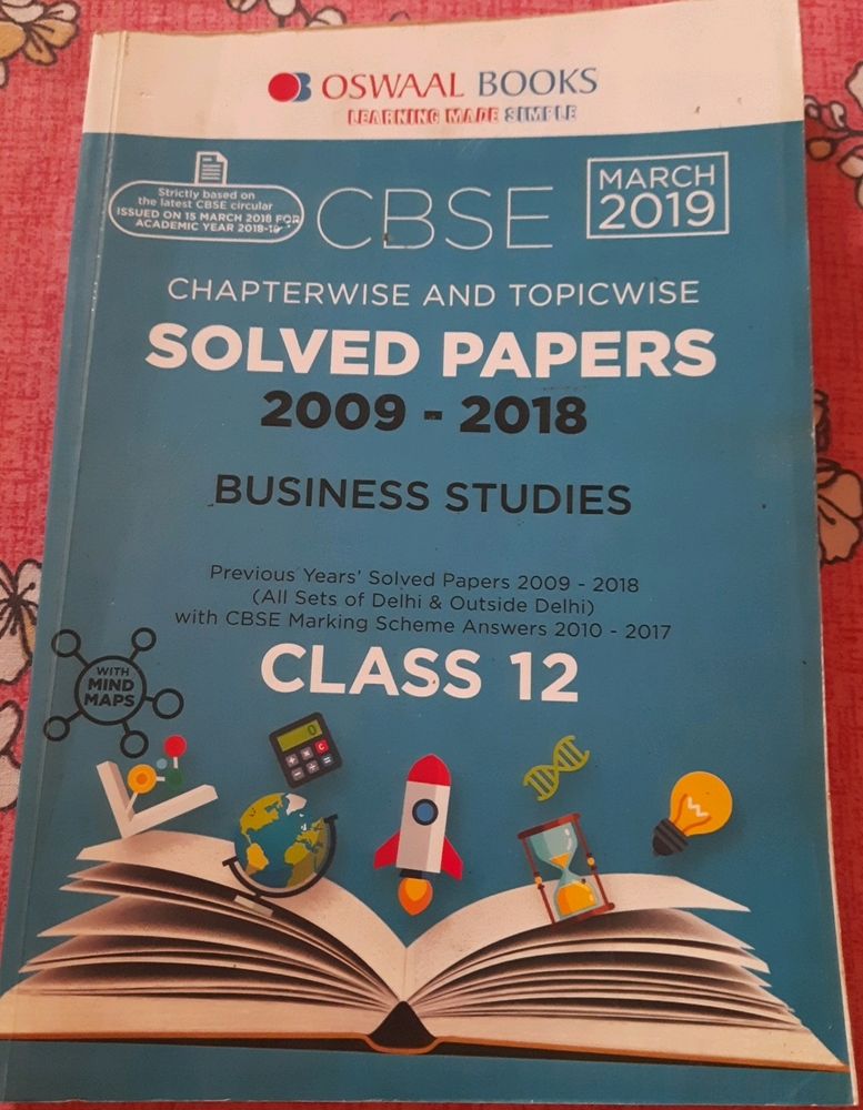 Cbse Chapterwise And Topicwise Solved Papers( Busi