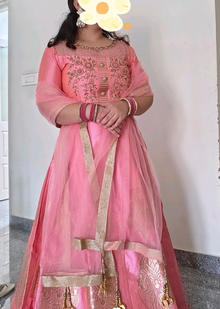 Anarkali Gown With Dupatta
